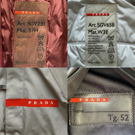 prada care label|vintage prada designs.